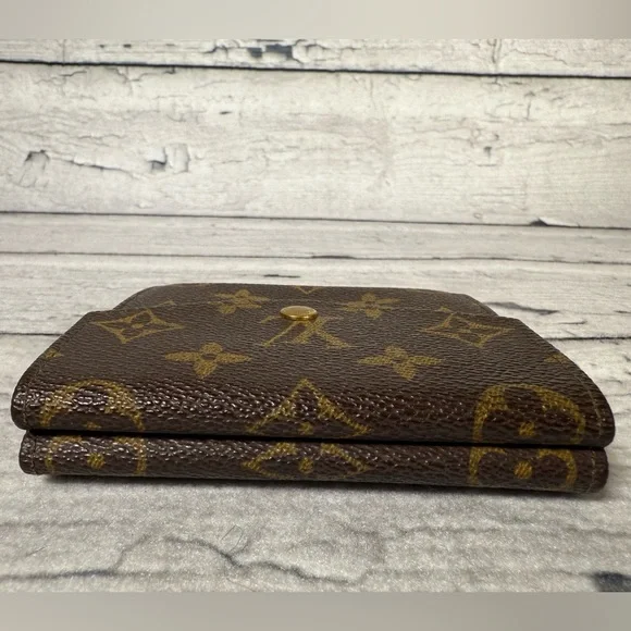 Louis Vuitton Portefeiulle Elise Trifold Wallet Monogram Canvas Leather - Picture 5 of 14